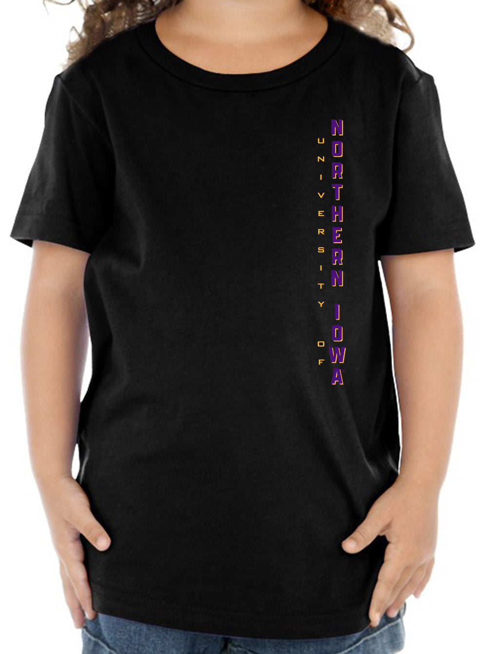 Northern Iowa Panthers Toddler Tee Shirt - Vertical University of Northern Iowa