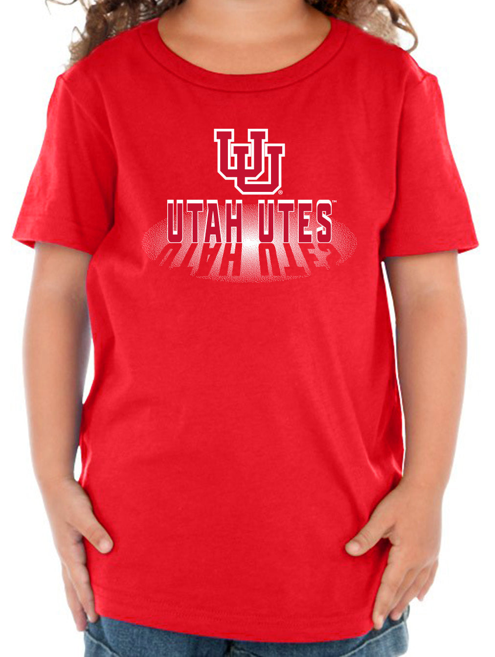 Utah Utes Toddler Tee Shirt - Spotlight Shadow Utah Utes