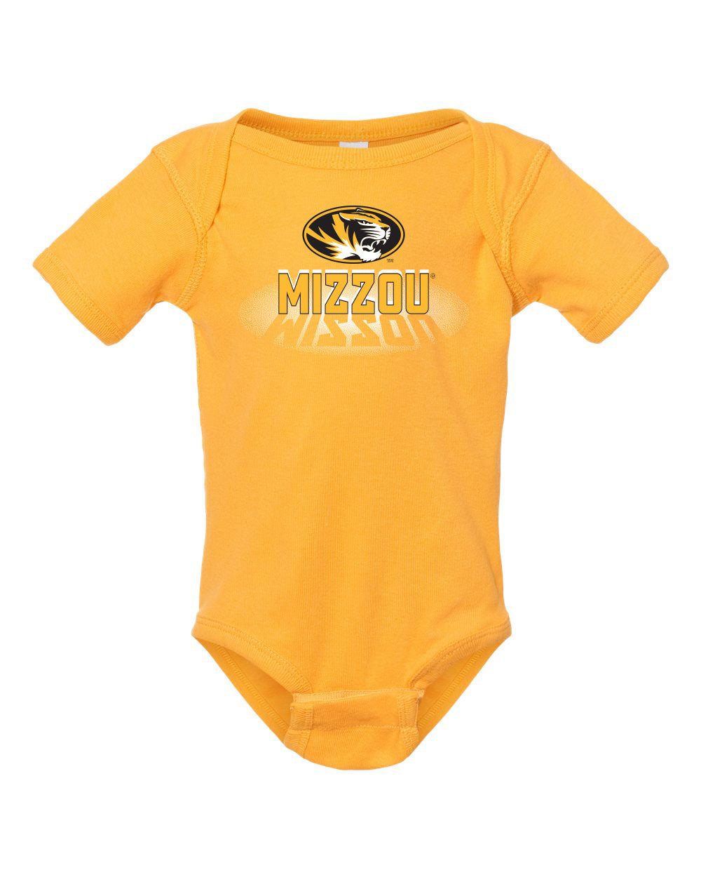 Missouri Tigers Infant Onesie - Spotlight and Shadow Mizzou
