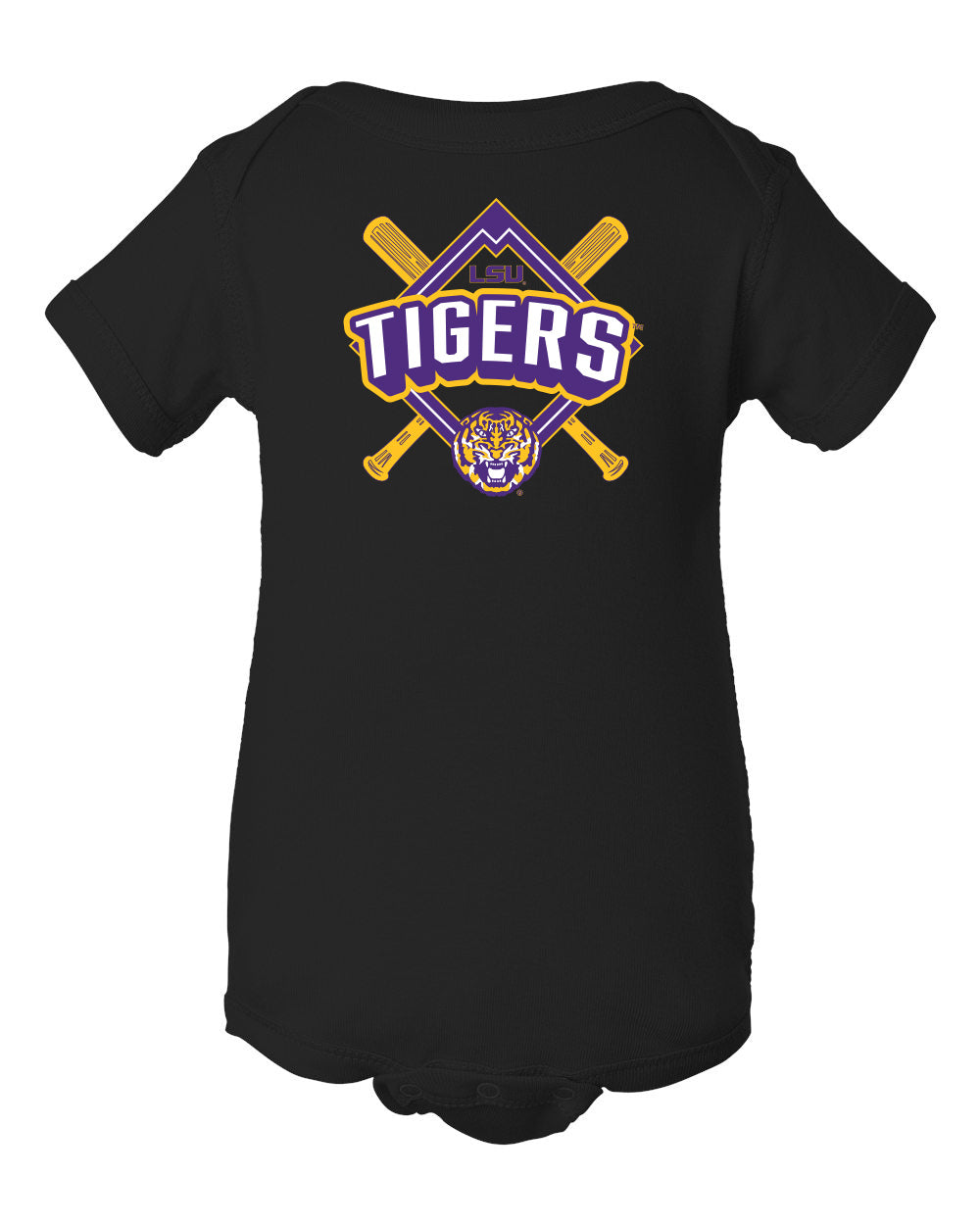 LSU Tigers Infant Onesie - LSU Baseball Diamond
