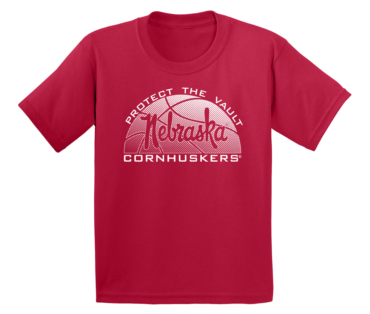 Nebraska Huskers Boys Tee Shirt - Script Nebraska Basketball