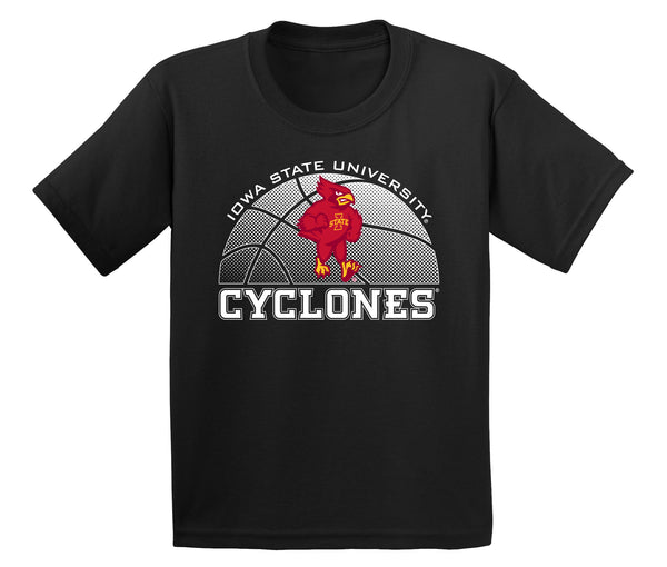 Iowa State Cyclones Boys Tee Shirt - Iowa State Basketball with Cy