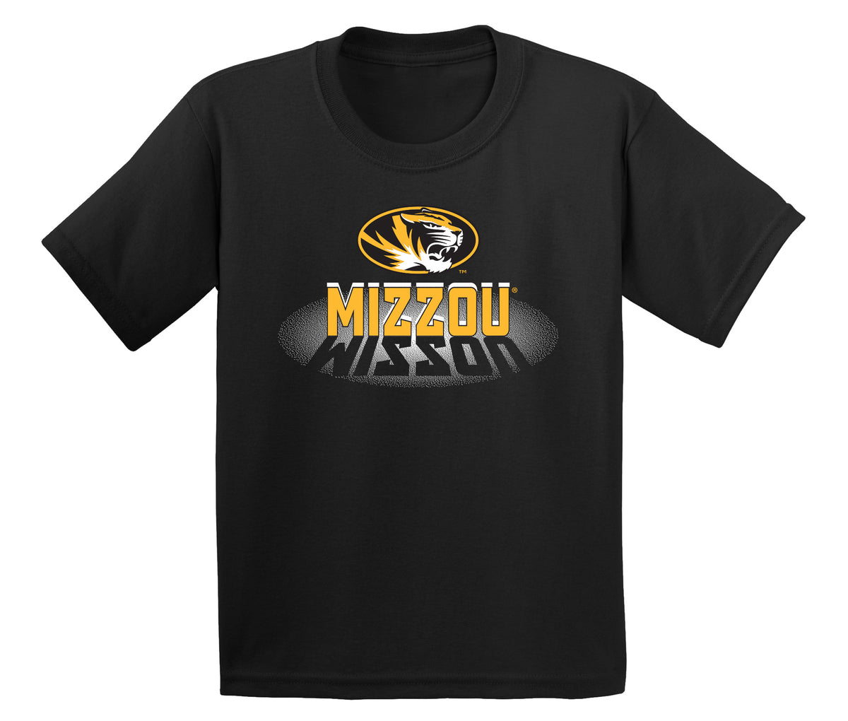 Missouri Tigers Boys Tee Shirt - Spotlight and Shadow Mizzou
