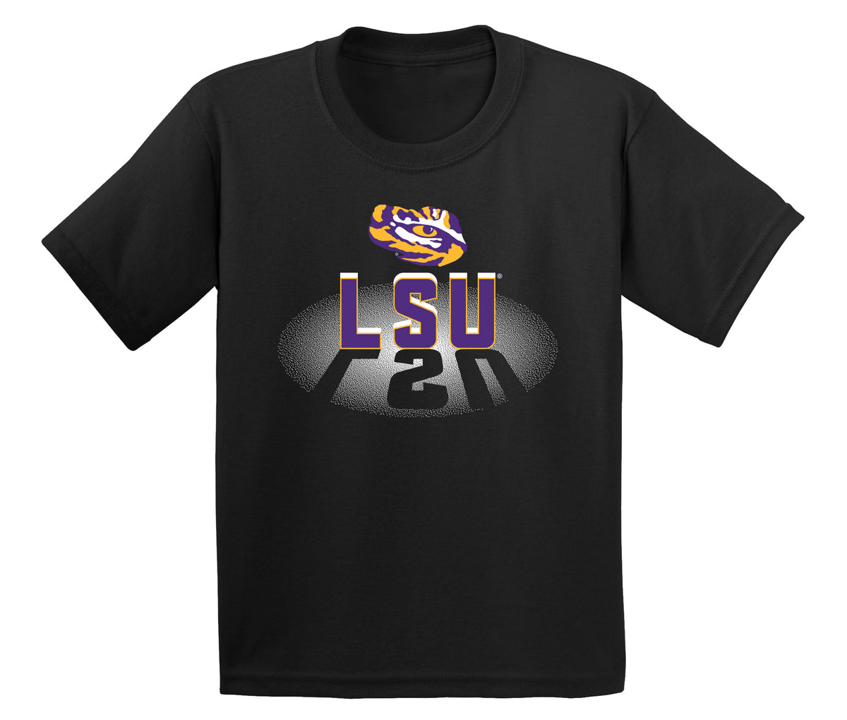 LSU Tigers Boys Tee Shirt - Spotlight and Shadow LSU