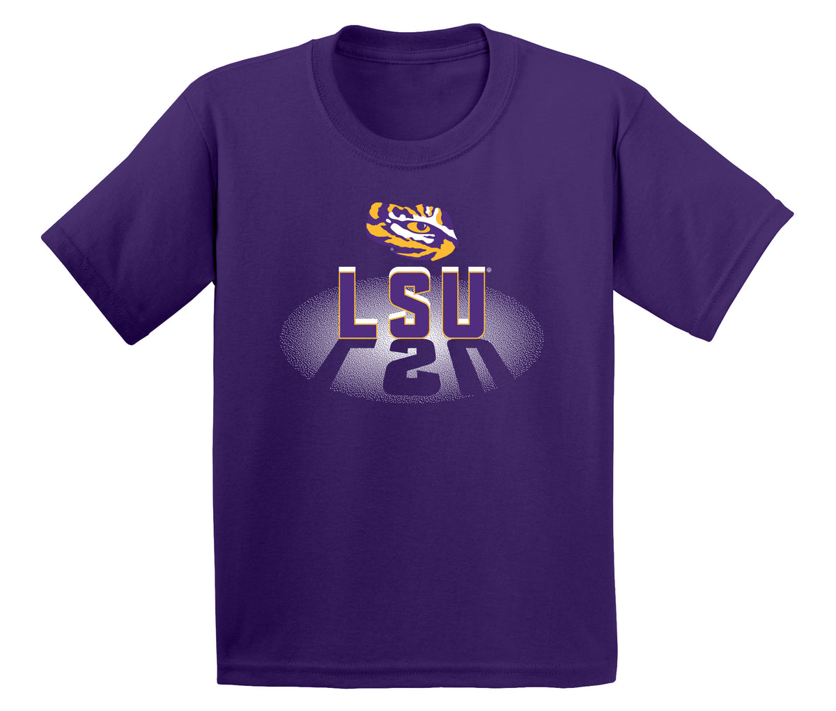 LSU Tigers Boys Tee Shirt - Spotlight and Shadow LSU