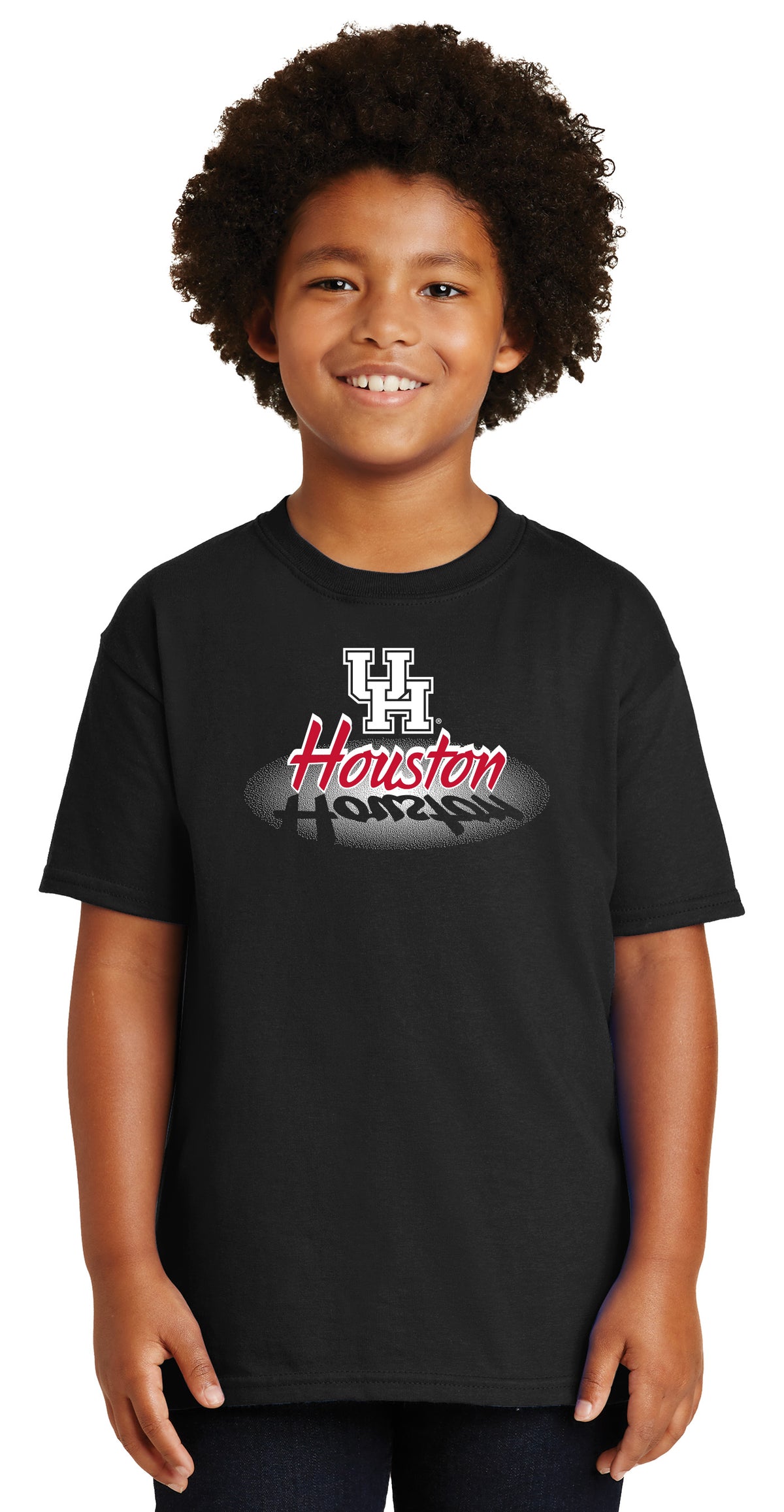 Houston Cougars Boys Tee Shirt - Spotlight and Shadow Houston