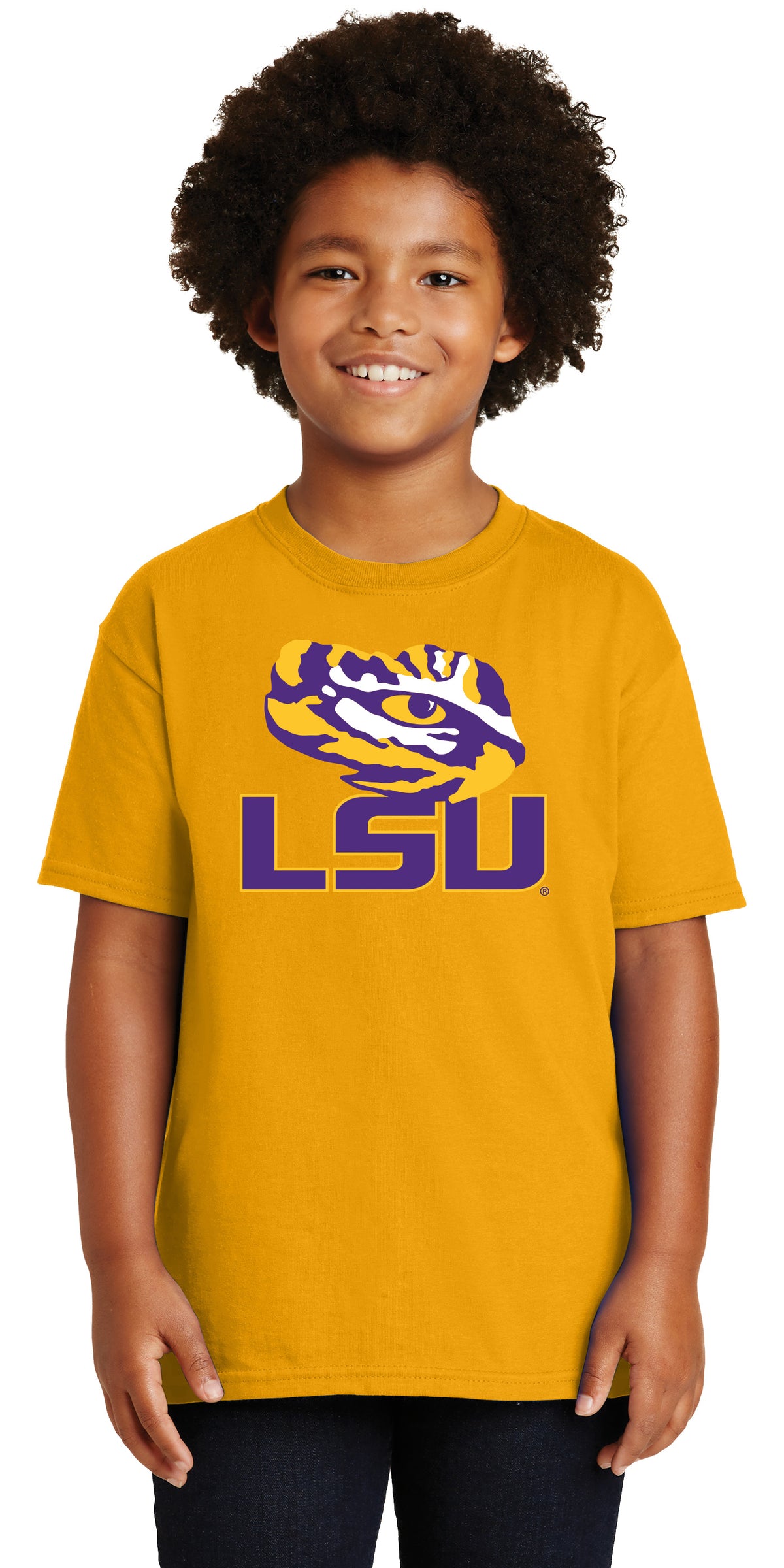LSU Tigers Boys Tee Shirt - Tiger Eye LSU