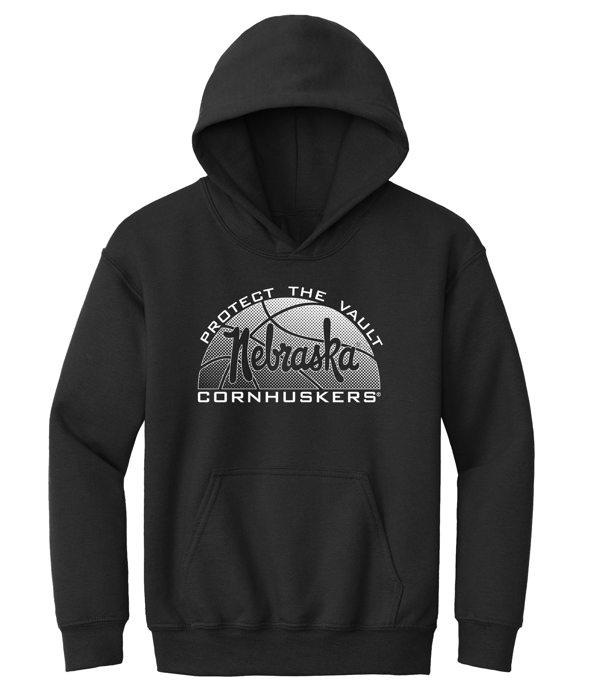 Nebraska Huskers Youth Hooded Sweatshirt - Script Nebraska Basketball