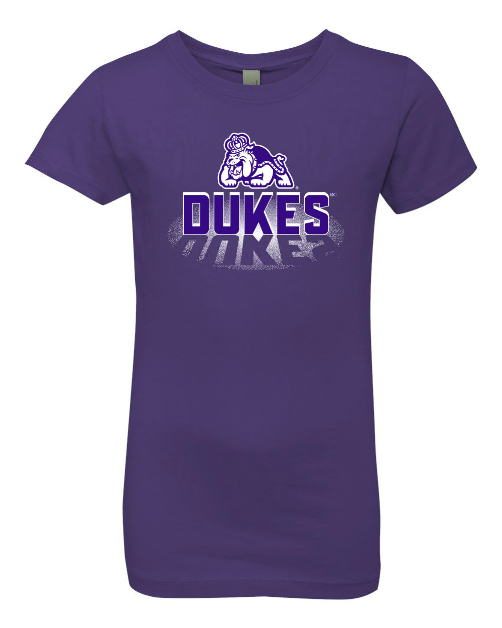 James Madison Dukes Girls Tee Shirt - Spotlight and Shadow Dukes