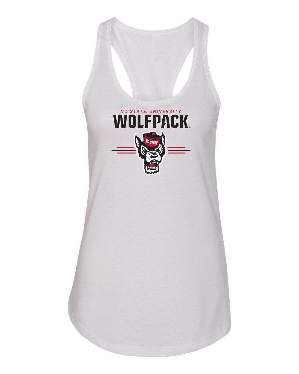 Women's North Carolina State Wolfpack Tank Top - 3-Stripe Primary Logo