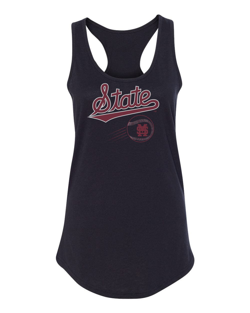 Women's Mississippi State Bulldogs Tank Top - Mississippi State Baseball