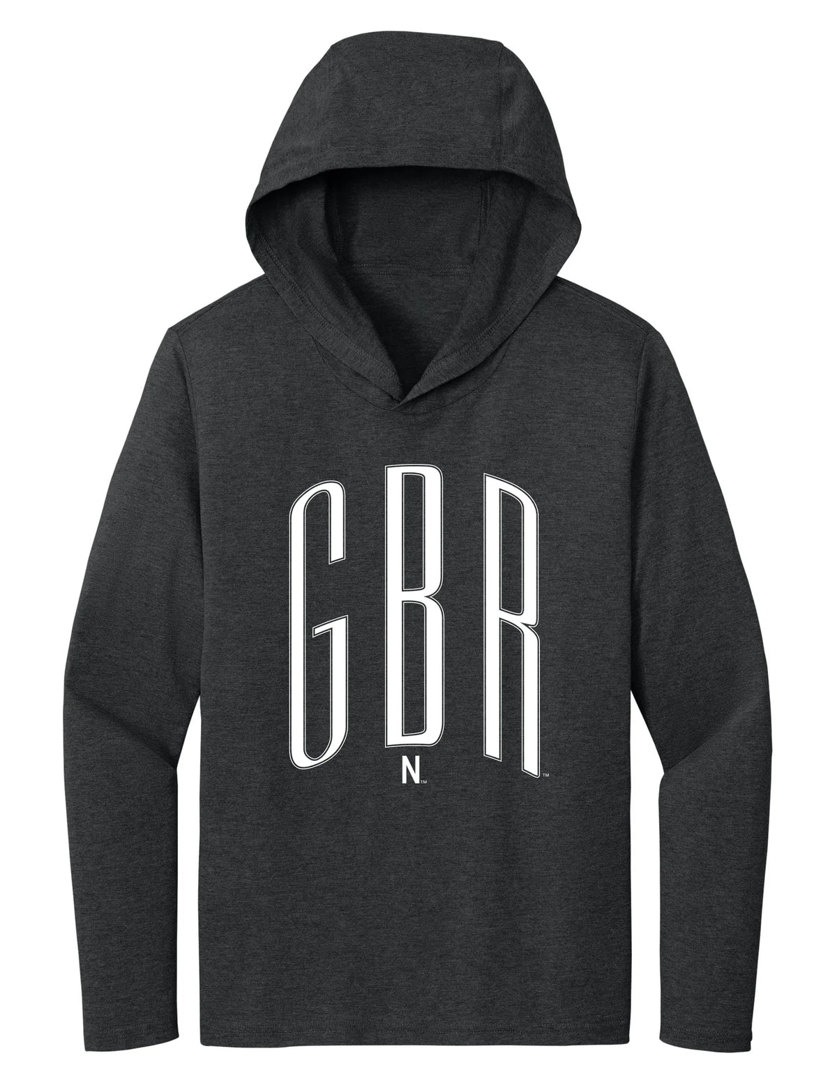 Women's Nebraska Huskers Long Sleeve Hooded Tee Shirt - White GBR