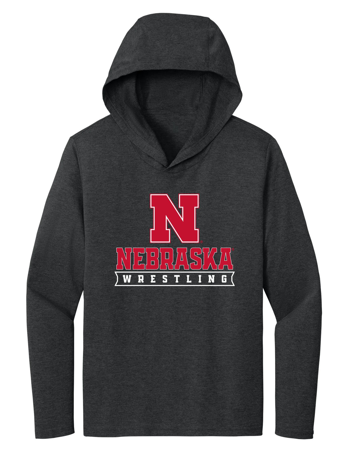 Women's Nebraska Huskers Long Sleeve Hooded Tee Shirt - Nebraska Wrestling
