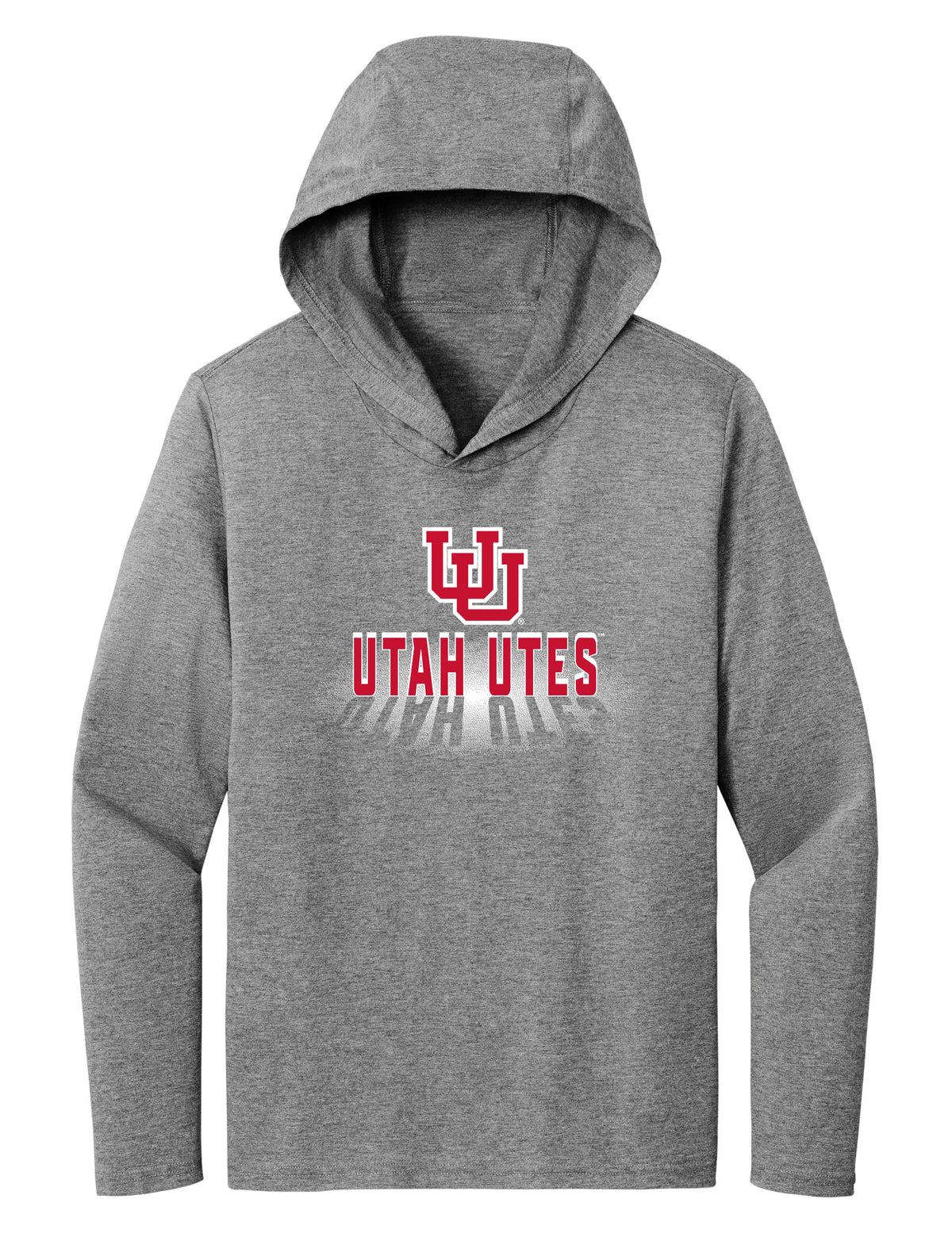 Women's Utah Utes Long Sleeve Hooded Tee Shirt - Spotlight Shadow Utah Utes