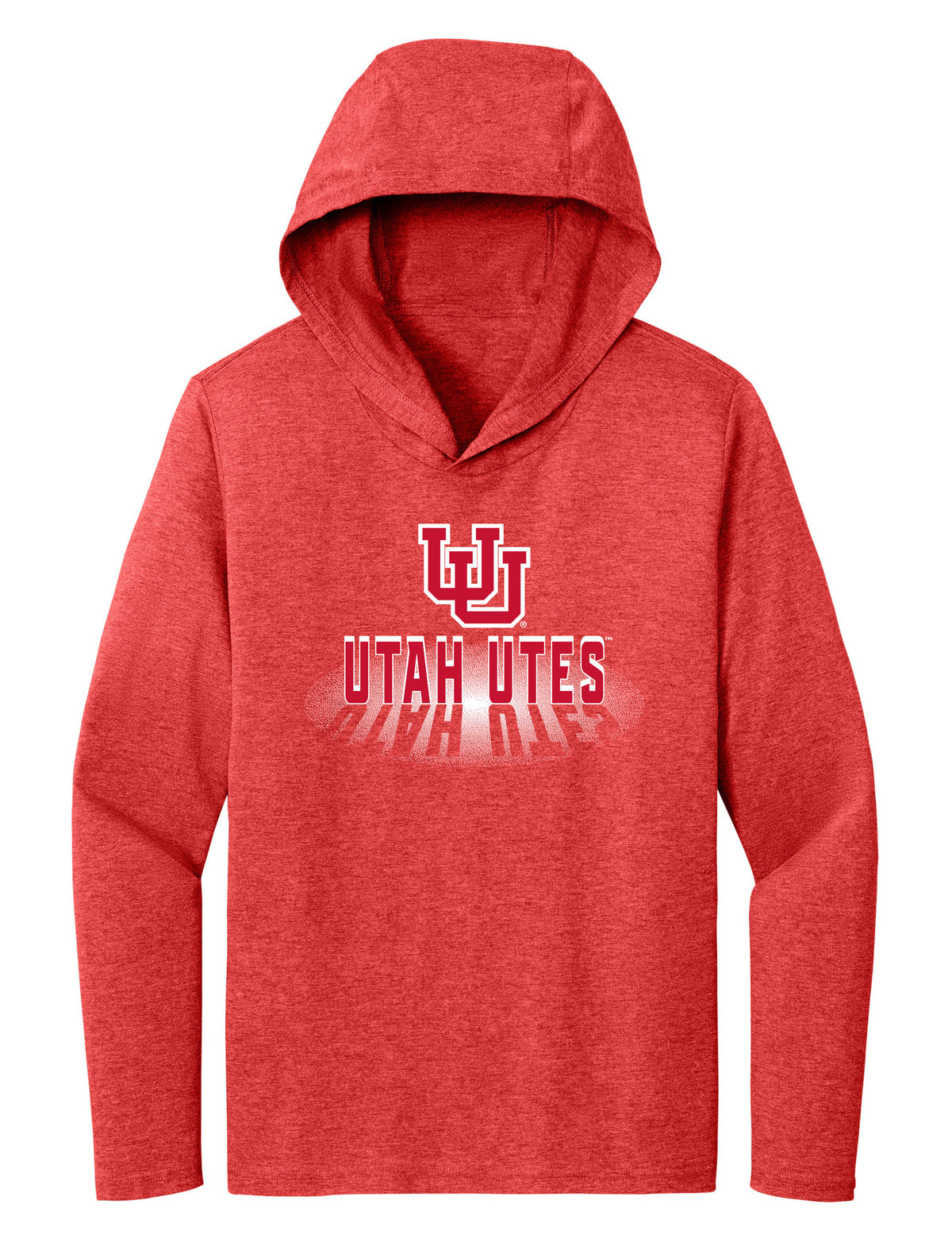 Women's Utah Utes Long Sleeve Hooded Tee Shirt - Spotlight Shadow Utah Utes