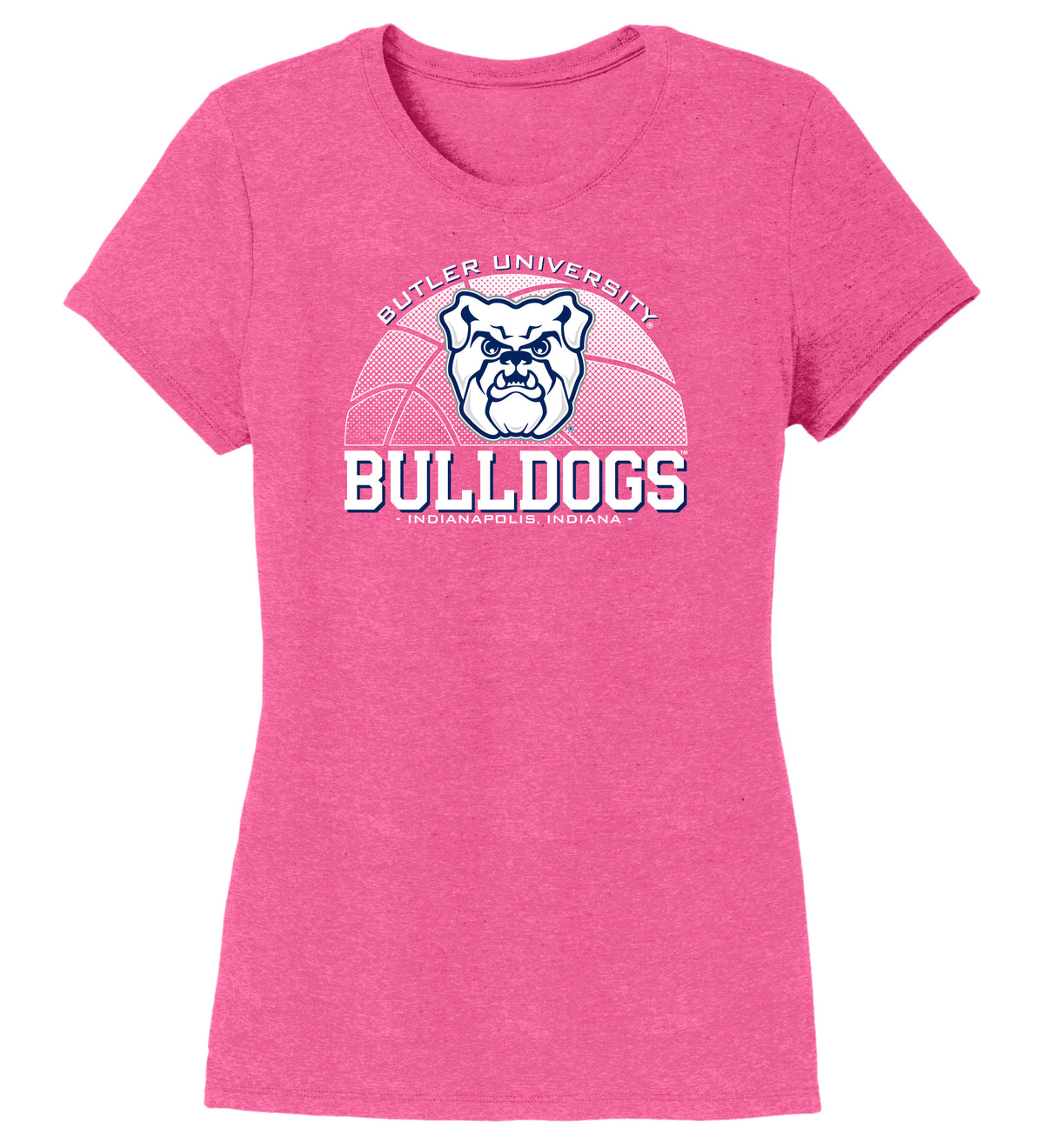 Women's Butler Bulldogs Premium Tri-Blend Tee Shirt - Butler Bulldogs Basketball