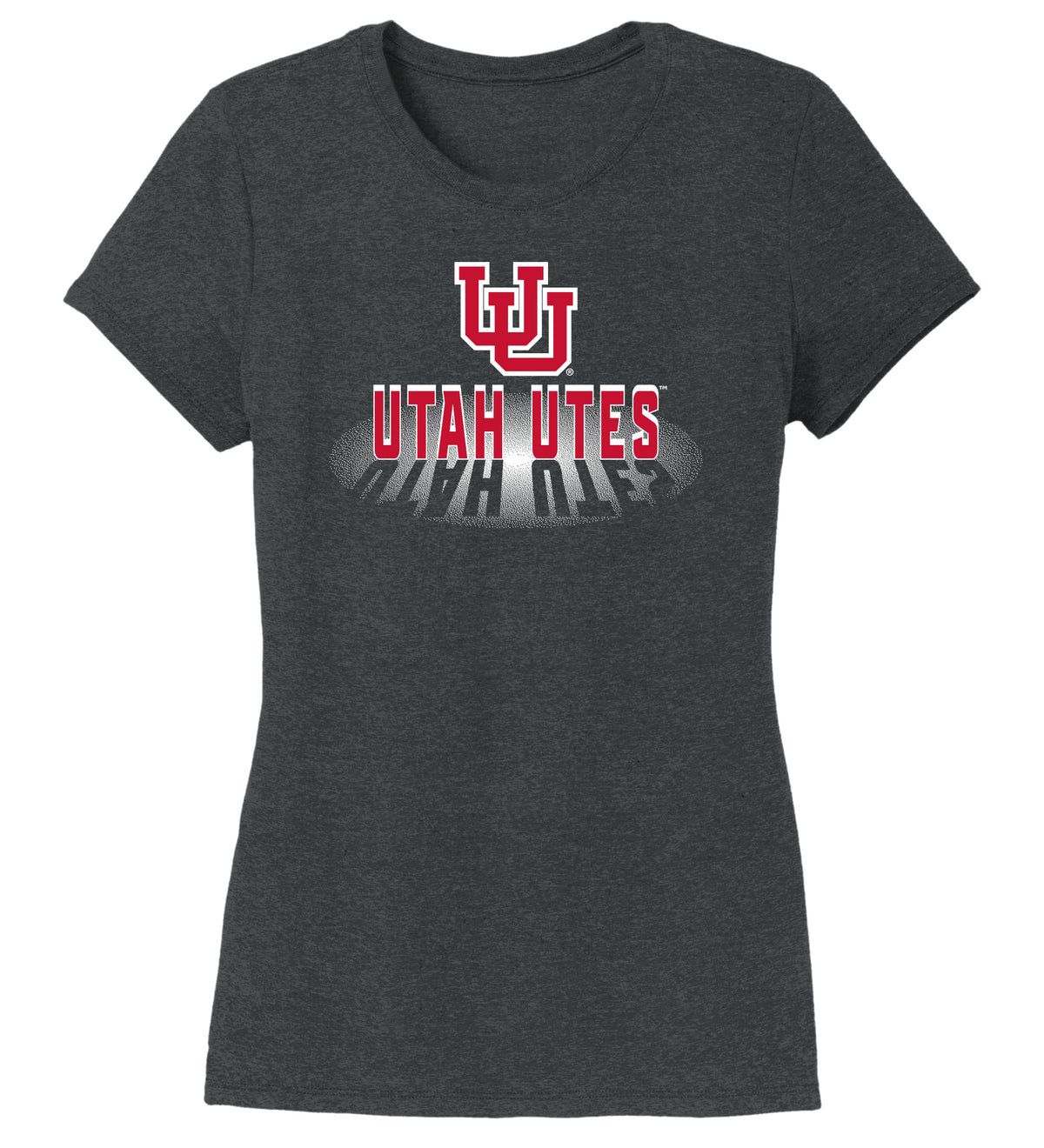 Women's Utah Utes Premium Tri-Blend Tee Shirt - Spotlight Shadow Utah Utes