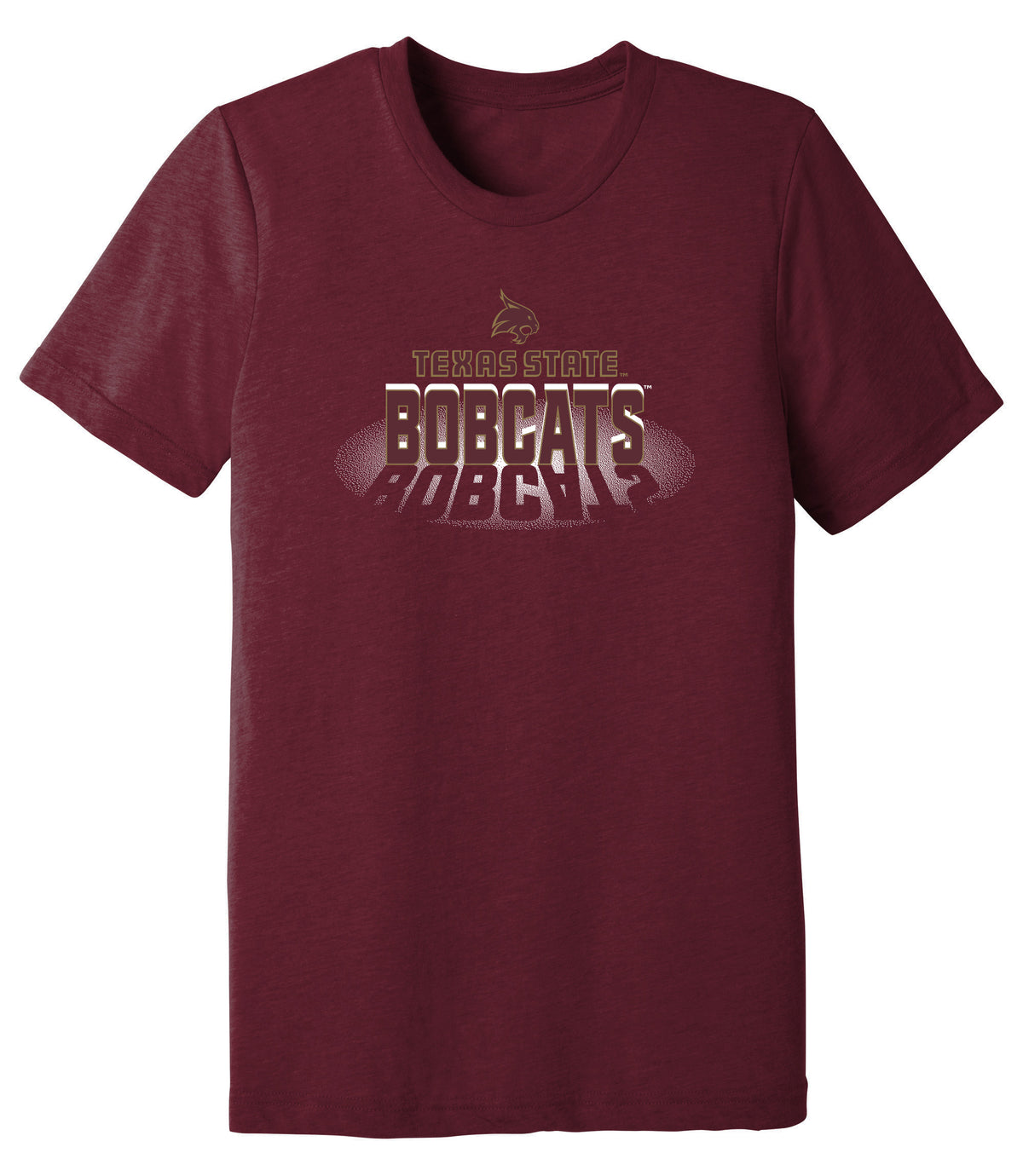 Women's Texas State Bobcats Premium Tri-Blend Tee Shirt - Spotlight Bobcats