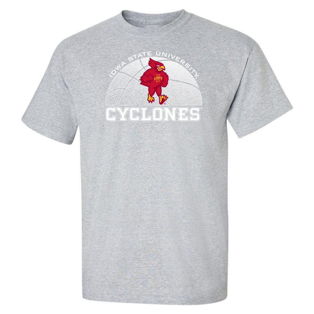 Iowa State Cyclones Tee Shirt - Iowa State Basketball with Cy