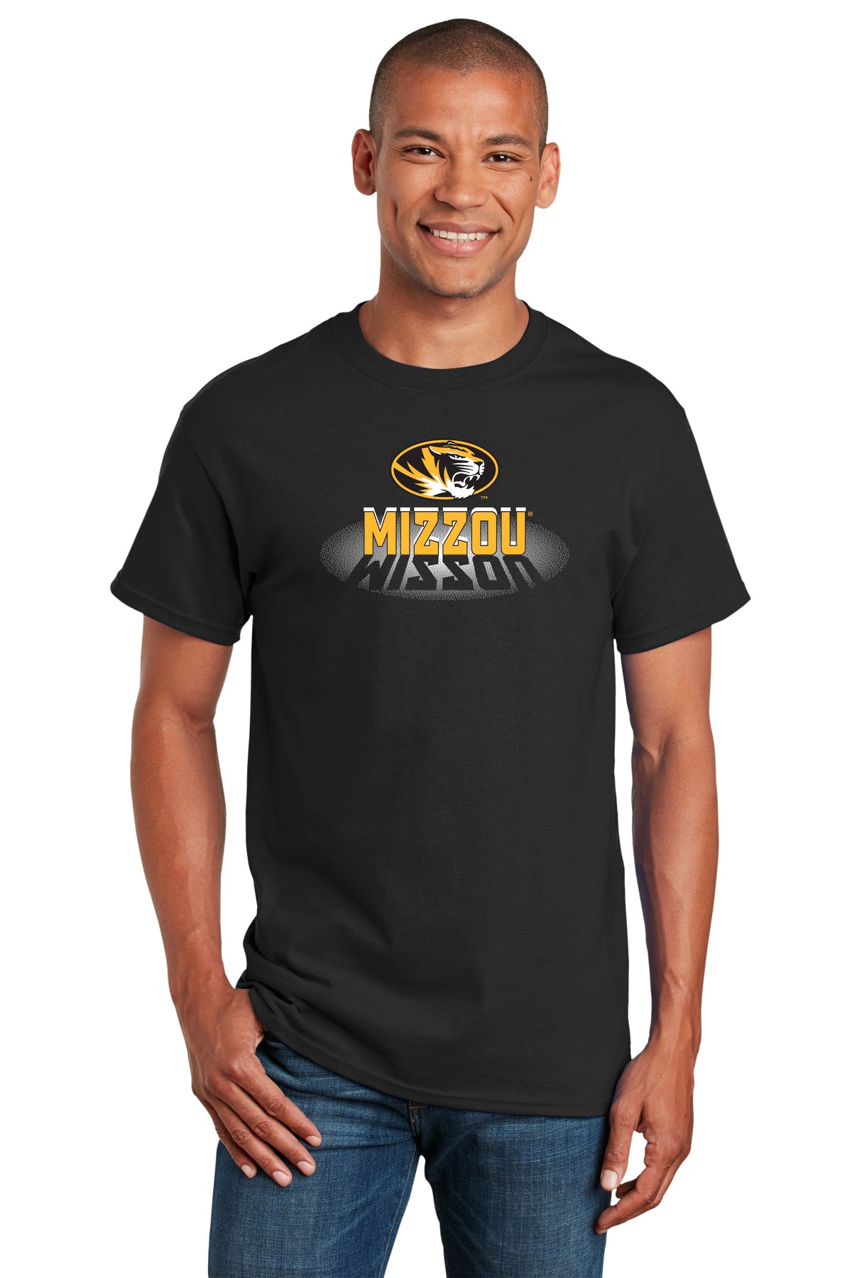 Missouri Tigers Tee Shirt - Spotlight and Shadow Mizzou