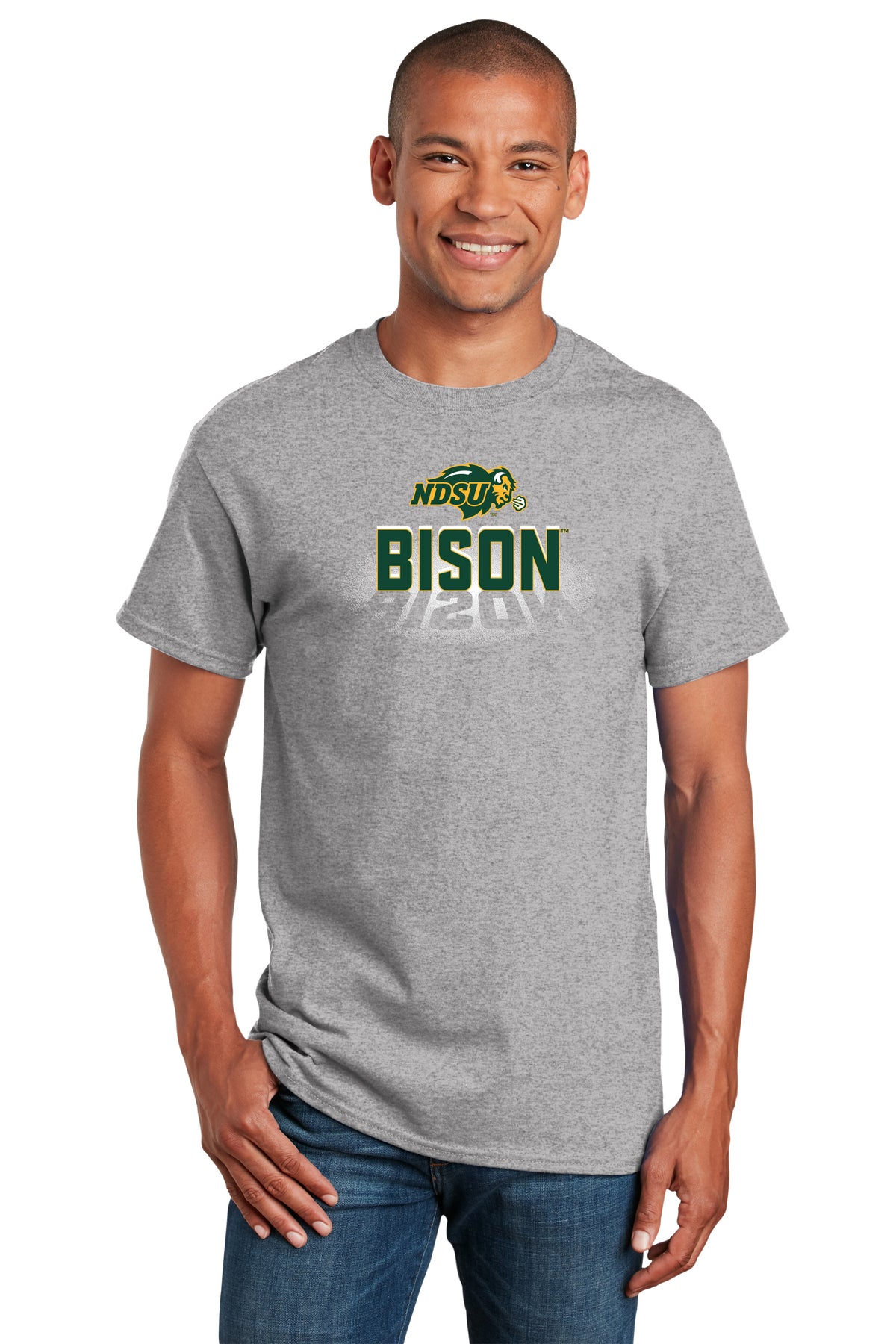 NDSU Bison Tee Shirt - Spotlight Bison