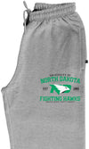 North Dakota Fighting Hawks Premium Fleece Sweatpants - North Dakota Arch Primary Logo