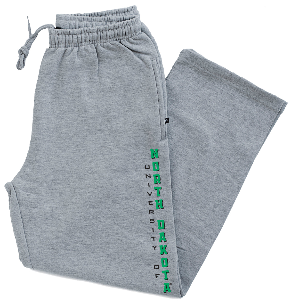North Dakota Fighting Hawks Premium Fleece Sweatpants - Vertical University of North Dakota