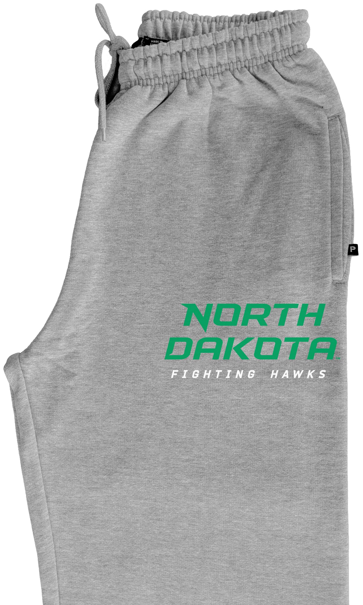 North Dakota Fighting Hawks Premium Fleece Sweatpants - Official Stacked UND Word Mark