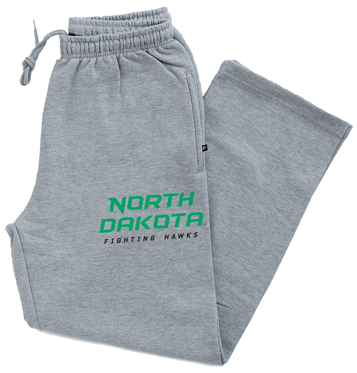 North Dakota Fighting Hawks Premium Fleece Sweatpants - Official Stacked UND Word Mark
