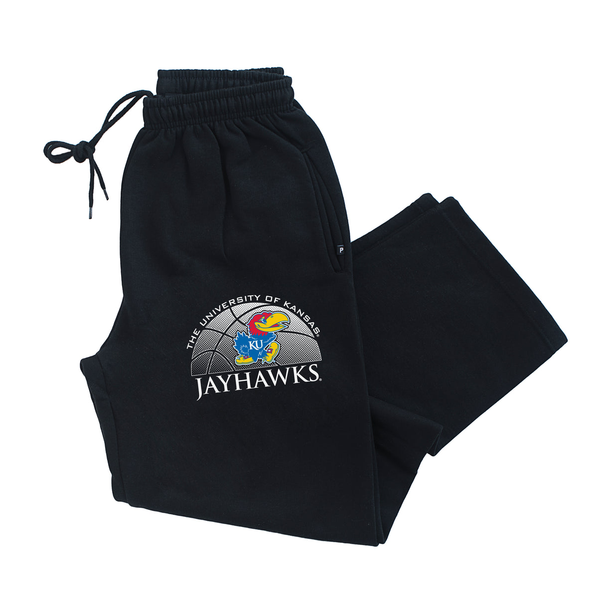Kansas Jayhawks Premium Fleece Sweatpants - Kansas Basketball Primary Logo
