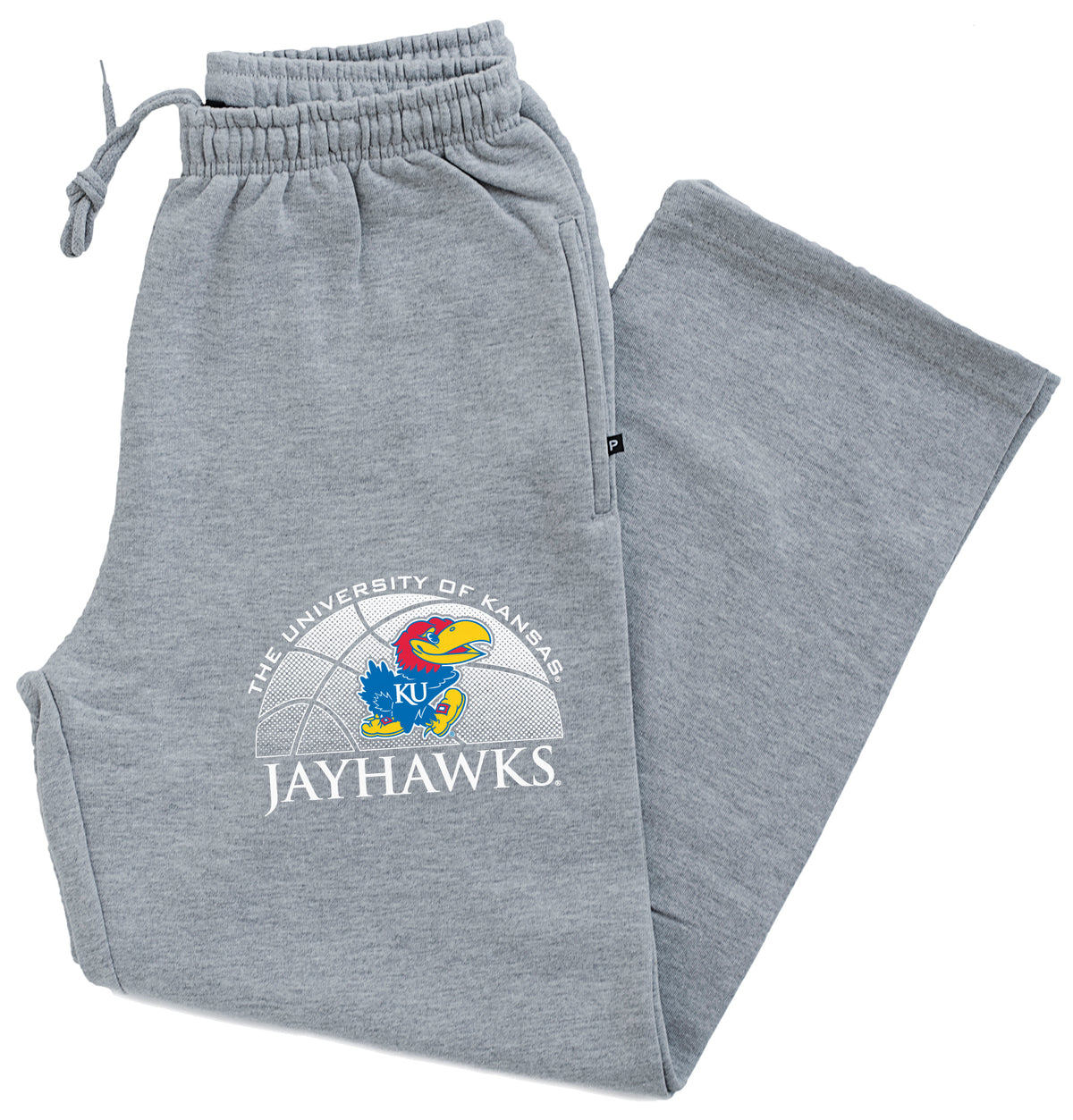 Kansas Jayhawks Premium Fleece Sweatpants - Kansas Basketball Primary Logo