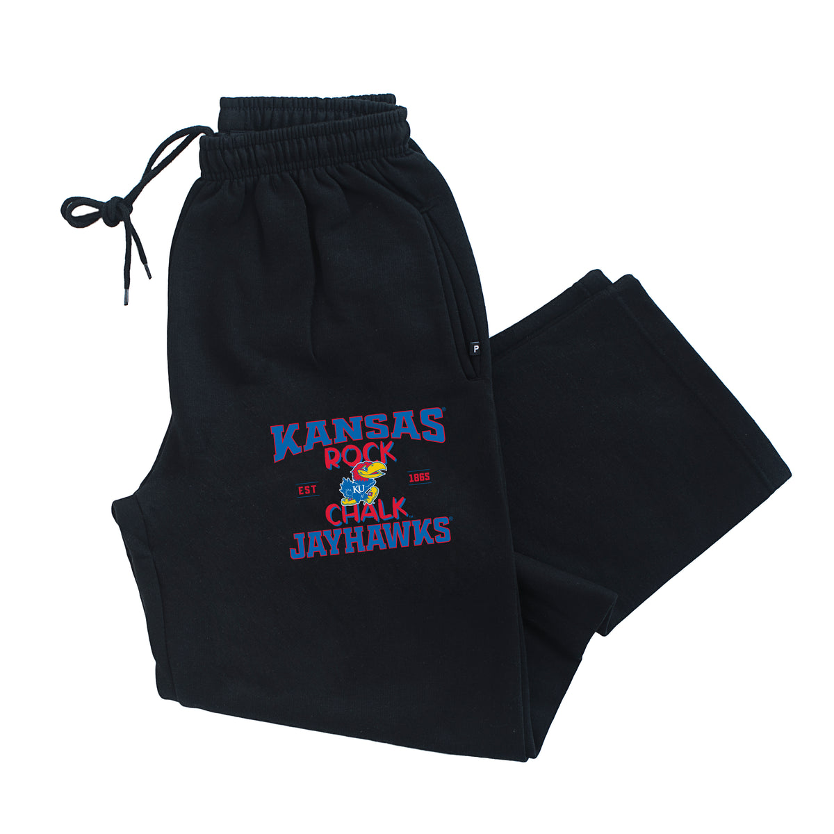 Kansas Jayhawks Premium Fleece Sweatpants - Rock Chalk Jayhawks