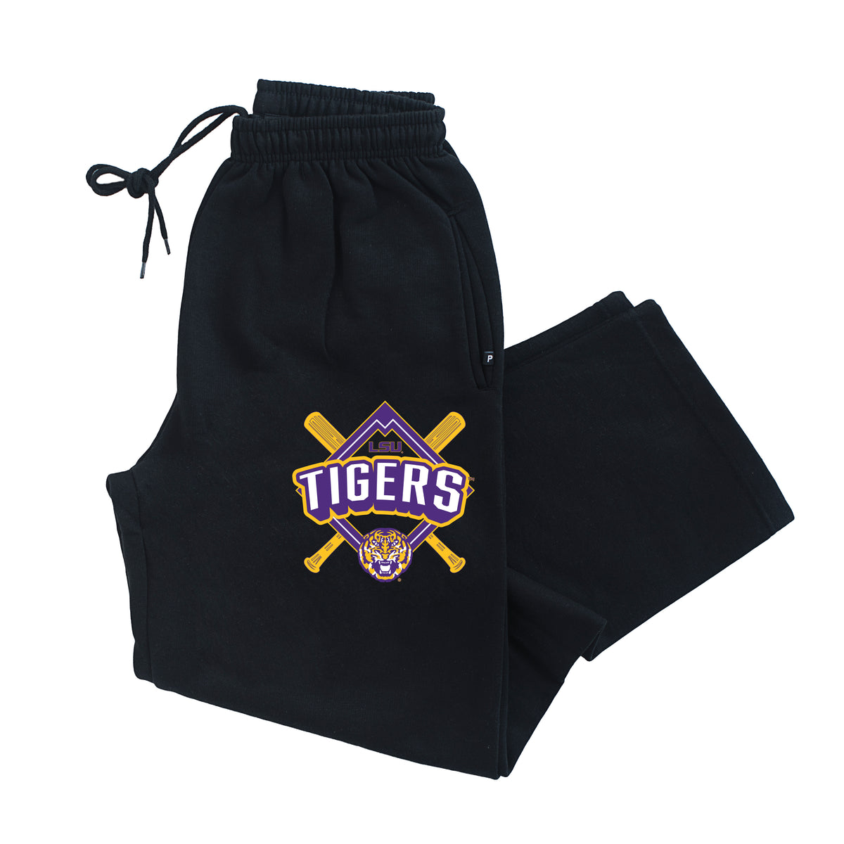 LSU Tigers Premium Fleece Sweatpants - LSU Baseball Diamond