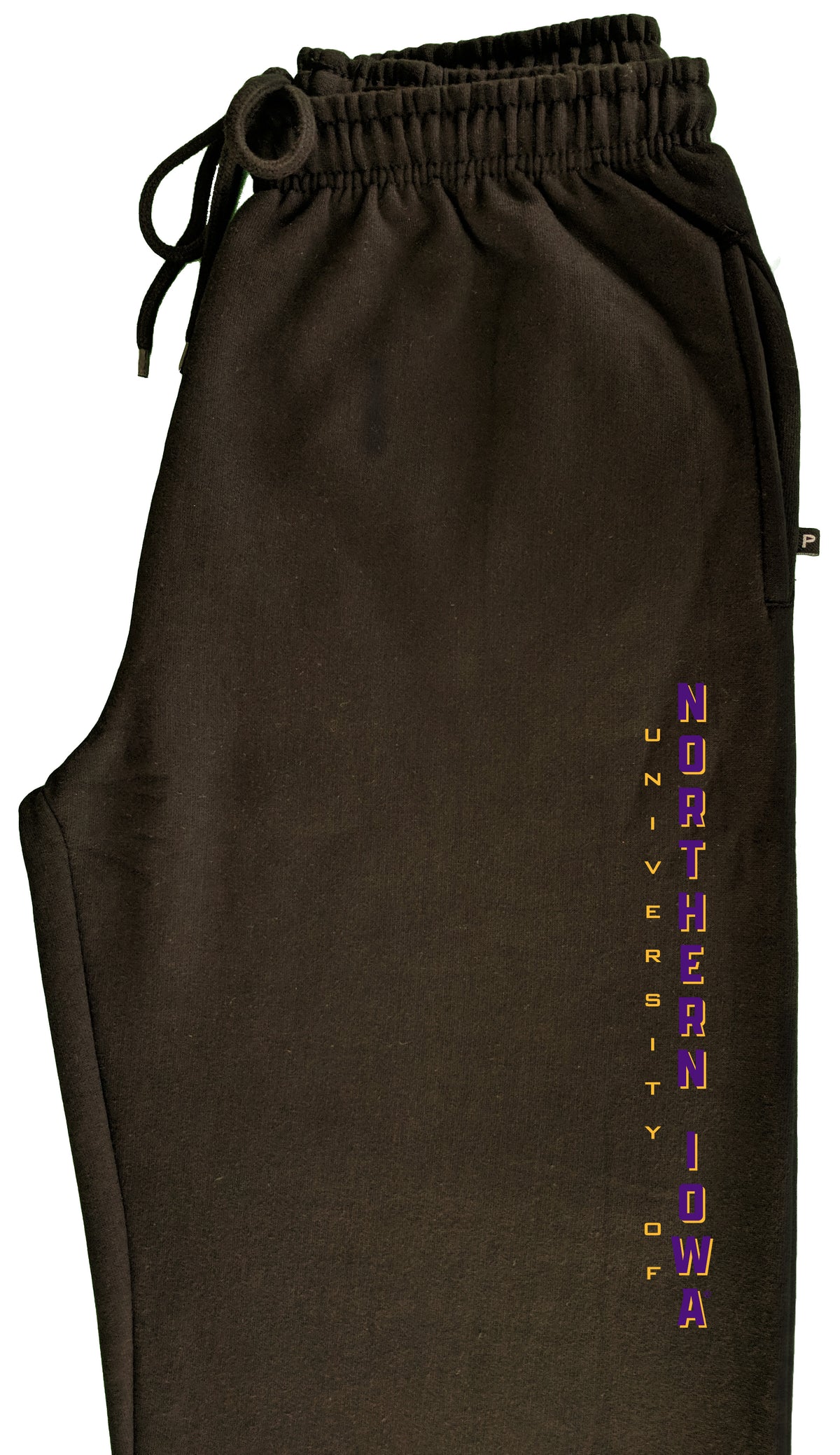 Northern Iowa Panthers Premium Fleece Sweatpants - Vertical University of Northern Iowa