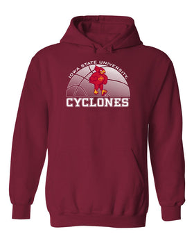 Iowa State Cyclones Hooded Sweatshirt - Iowa State Basketball with Cy