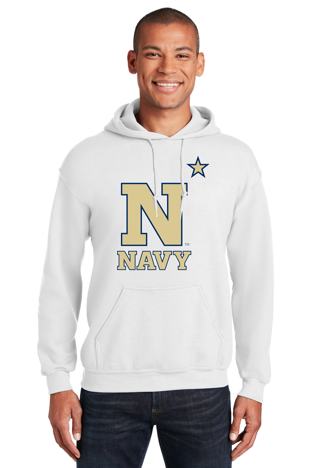 Navy Midshipmen Hooded Sweatshirt - US Naval Academy Star Logo
