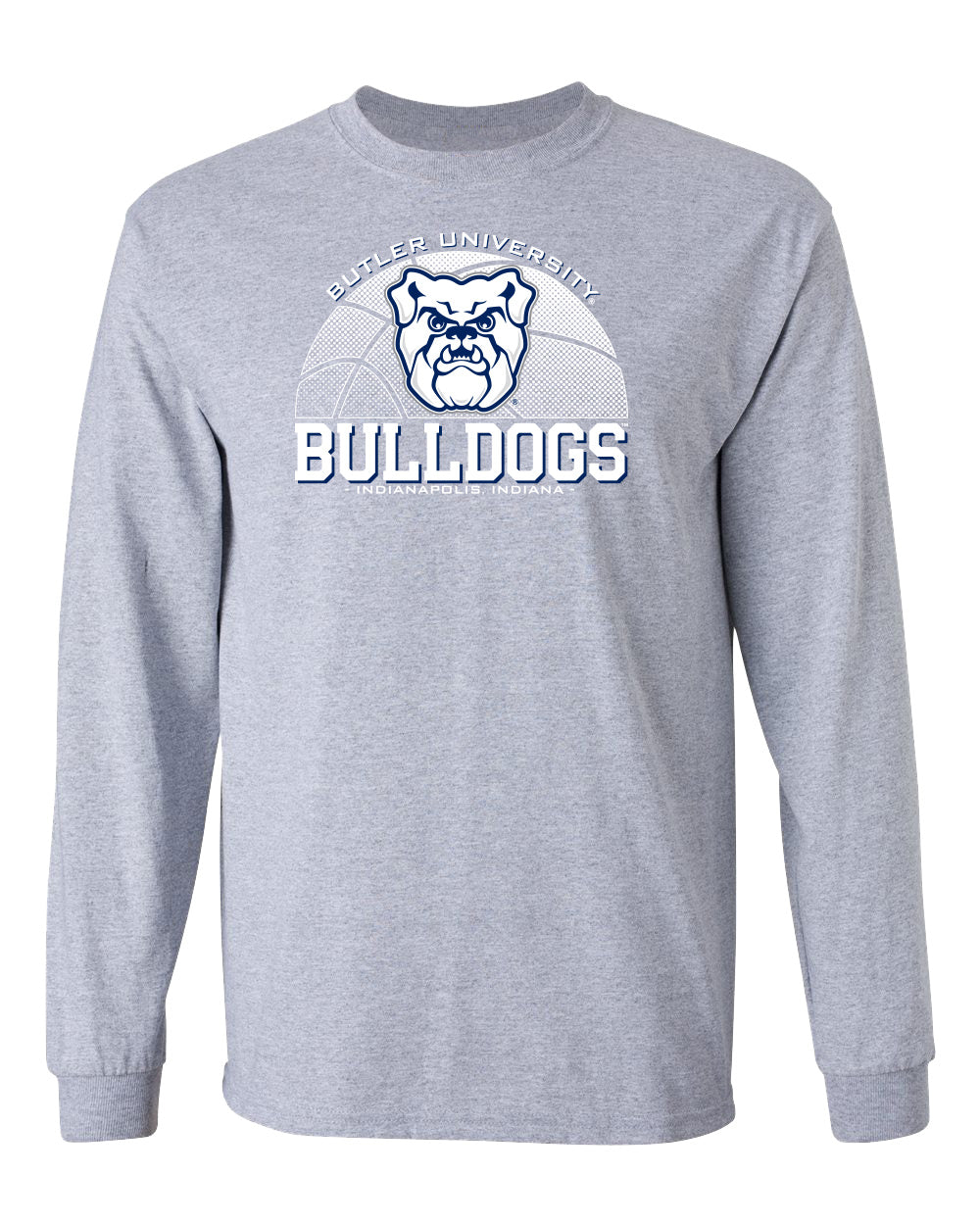 Butler Bulldogs Long Sleeve Tee Shirt - Butler Bulldogs Basketball