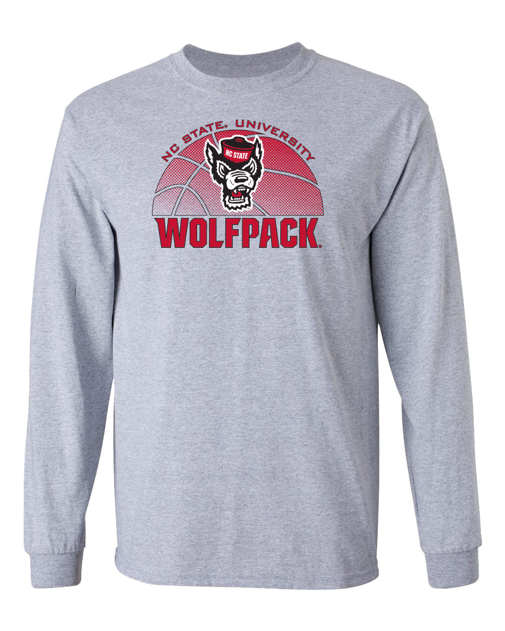 North Carolina State Wolfpack Long Sleeve Tee Shirt - NC State Basketball