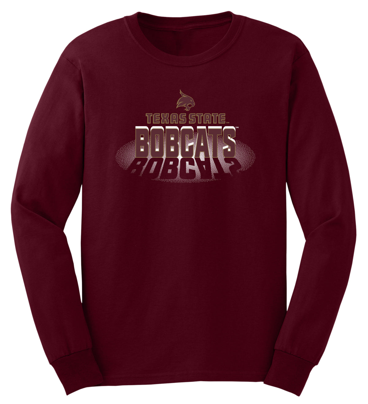 Texas State Bobcats Long Sleeve Tee Shirt - Spotlight Bobcats