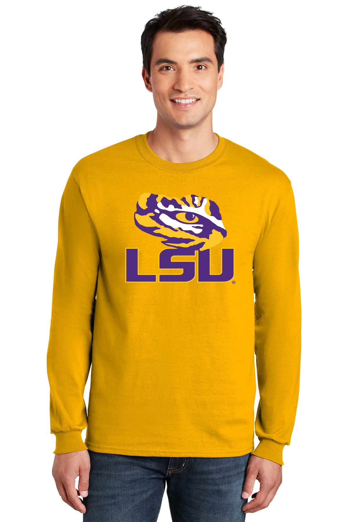 LSU Tigers Long Sleeve Tee Shirt - Tiger Eye LSU