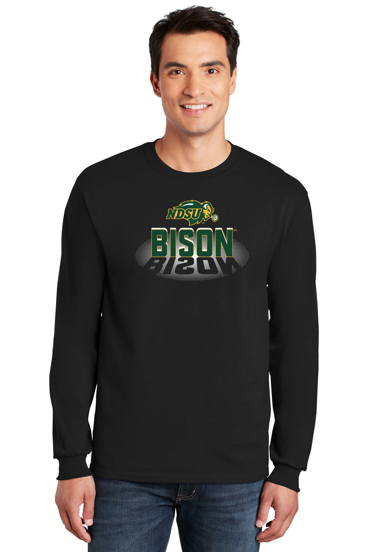 NDSU Bison Long Sleeve Tee Shirt - Spotlight Bison