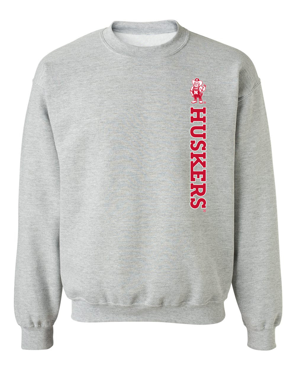 Nebraska Huskers Crewneck Sweatshirt - Vertical Huskers Herbie Husker