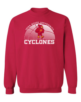 Iowa State Cyclones Crewneck Sweatshirt - Iowa State Basketball with Cy