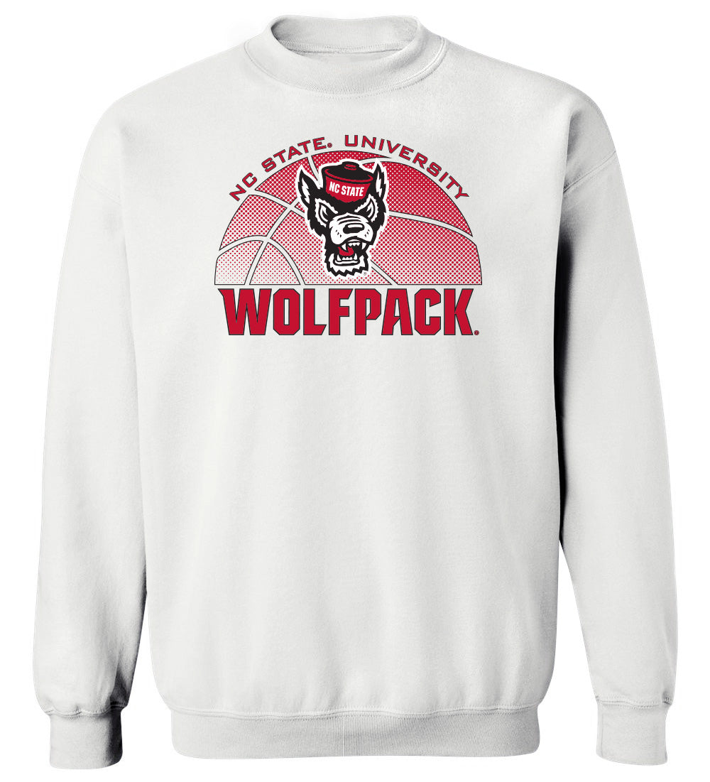 North Carolina State Wolfpack Crewneck Sweatshirt - NC State Basketball
