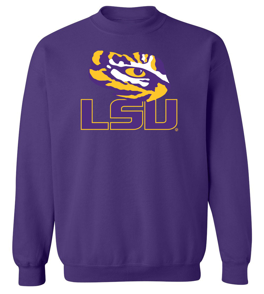 LSU Tigers Crewneck Sweatshirt - Tiger Eye LSU