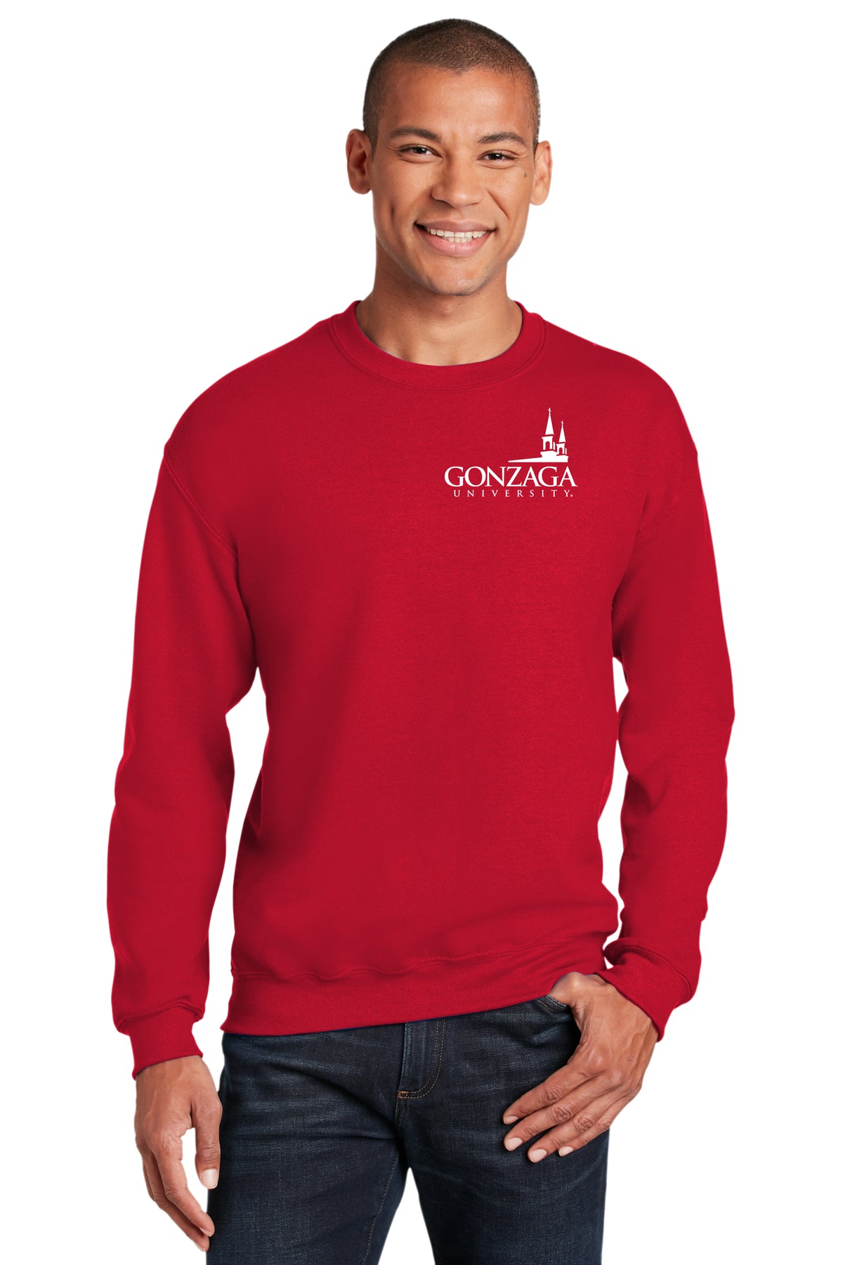 Gonzaga Bulldogs Crewneck Sweatshirt - Gonzaga Spires