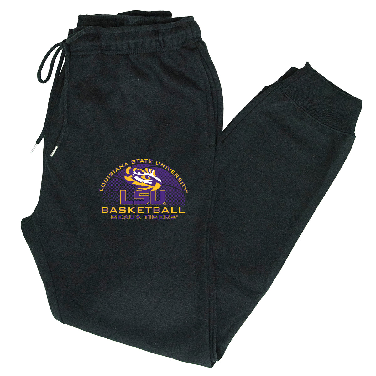 LSU Tigers Premium Fleece Joggers - LSU Basketball Geaux Tigers