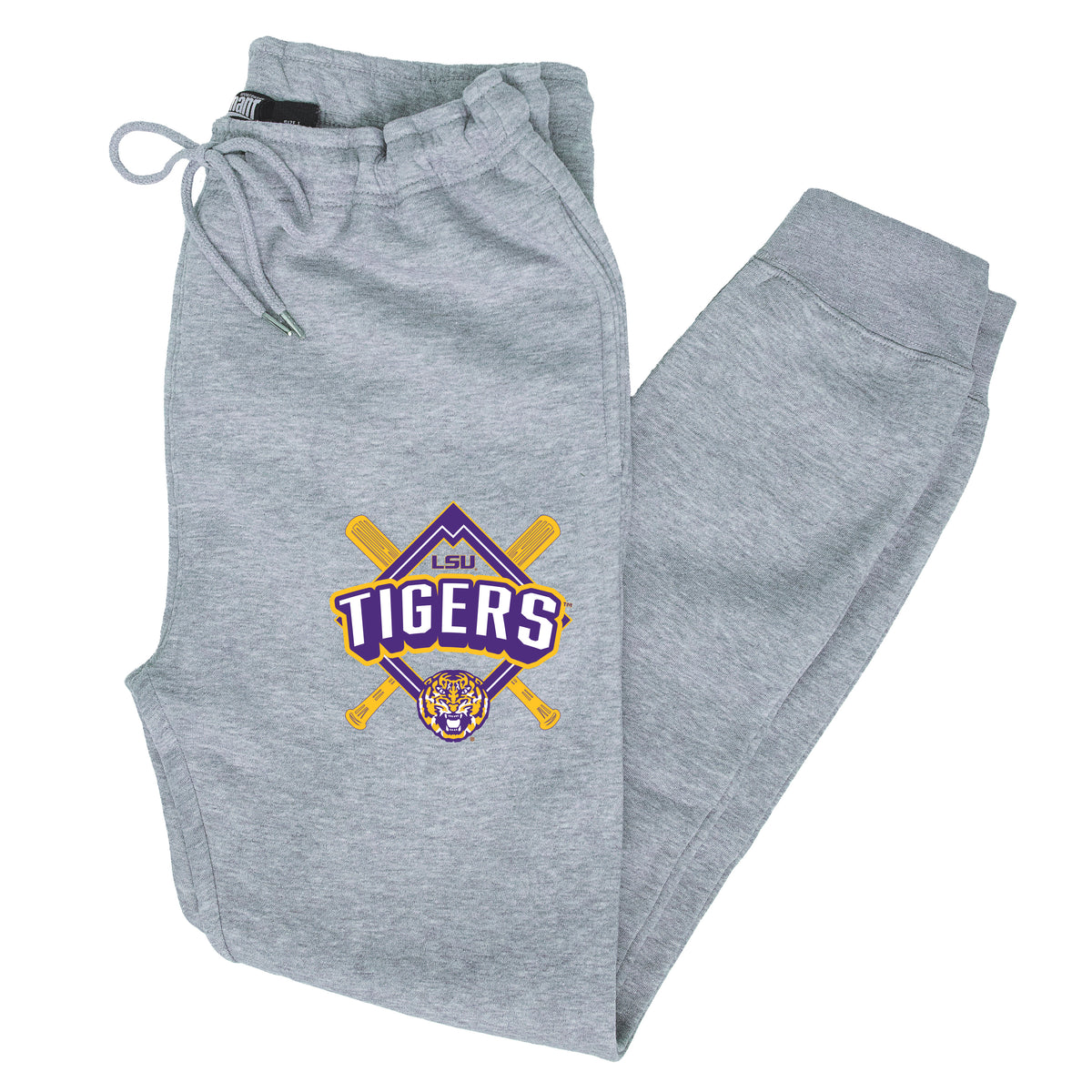 LSU Tigers Premium Fleece Joggers - LSU Baseball Diamond
