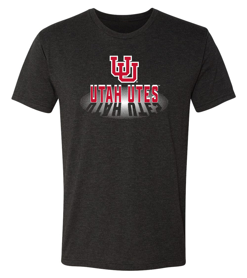 Utah Utes Premium Tri-Blend Tee Shirt - Spotlight Shadow Utah Utes