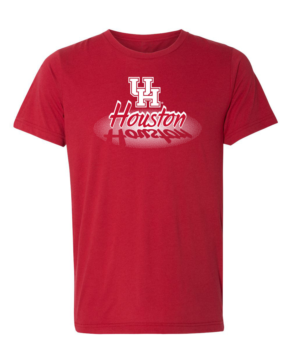 Houston Cougars Premium Tri-Blend Tee Shirt - Spotlight and Shadow Houston